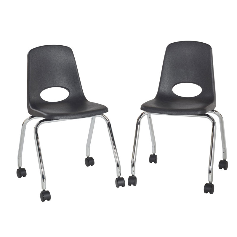 Factory Direct Partners Mobile 18" Classroom Chair with Casters Wayfair
